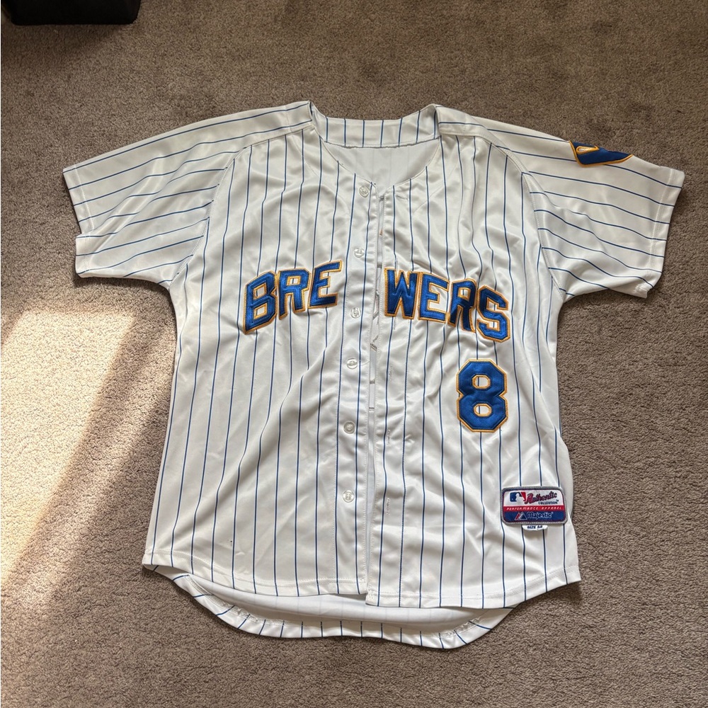 Retired Brewers Ryan Braun Jersey